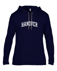 T-Shirt - Lightweight Hooded - Long Sleeve - Navy - Adult/Youth
