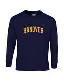 T-Shirt - Long-Sleeve - Cotton - Navy - Adult/Youth