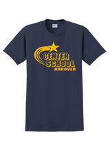 Center T-shirts - Adult/Youth - Short Sleeve/Long Sleeve - Navy/Gray