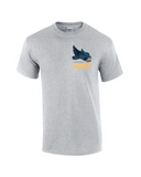 T-Shirt - Short Sleeve - Cotton - Gray - Men's/Youth - Hawk Designs