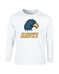Long-Sleeve - Cotton - White - Adult/Youth